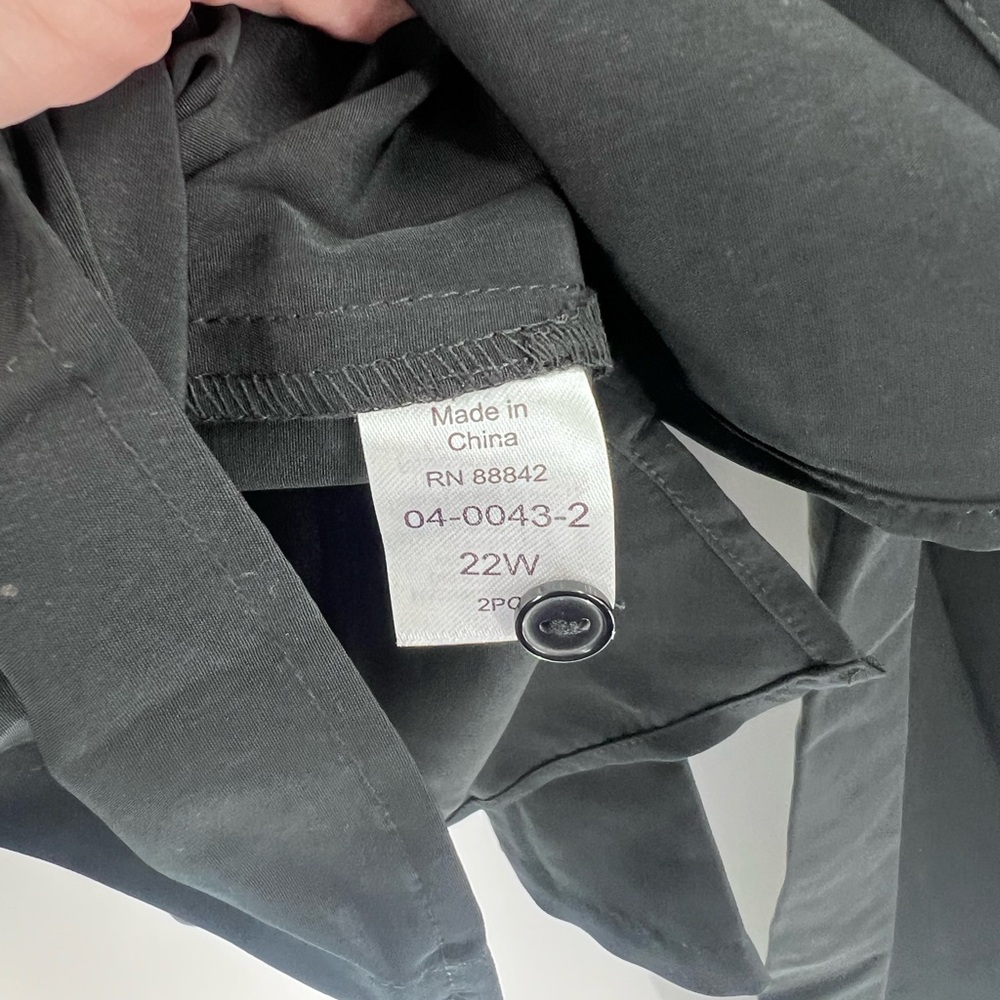 Roaman's Women's Plus Size Roll Tab Jacket Dress new 22w - Picture 6 of 8
